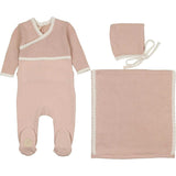 Classic Wrap Layette Set Blue Dawn