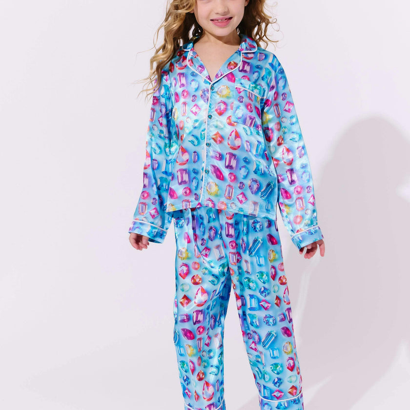 Bejeweled Silk Set