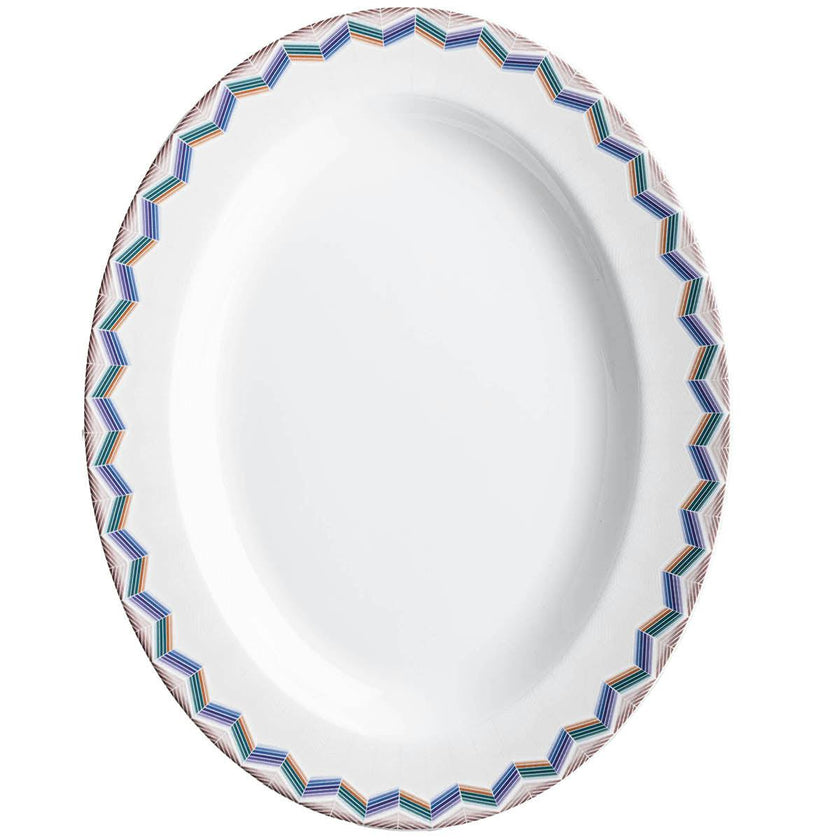 ZIG ZAG JARRIS 148 Oval Dish - Ø 36 Cm