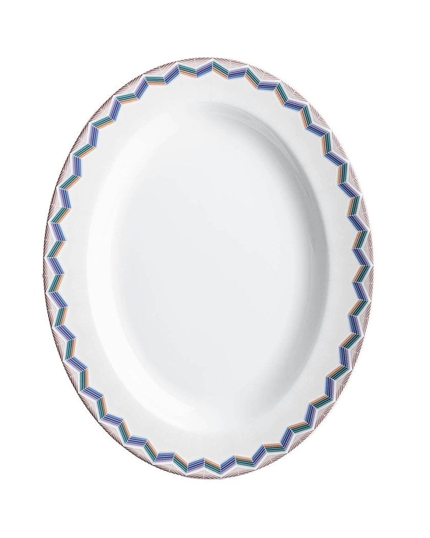 ZIG ZAG JARRIS 148 Oval Dish - Ø 36 Cm