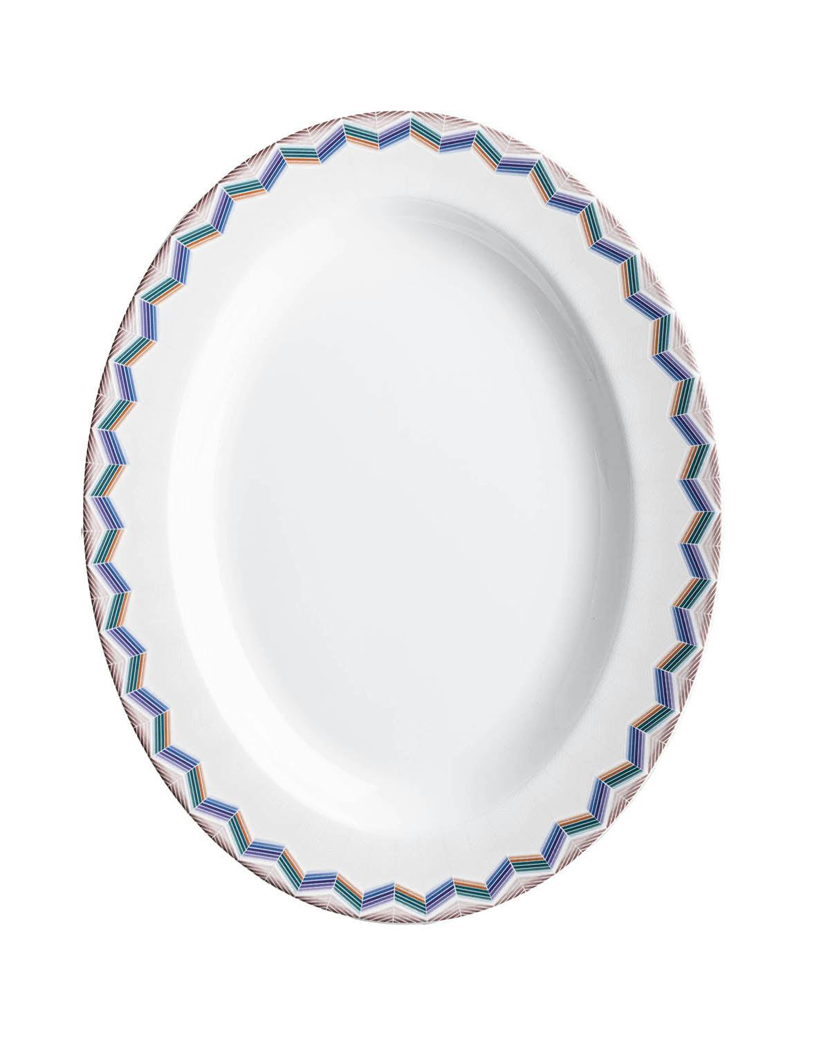 ZIG ZAG JARRIS 148 Oval Dish - Ø 36 Cm