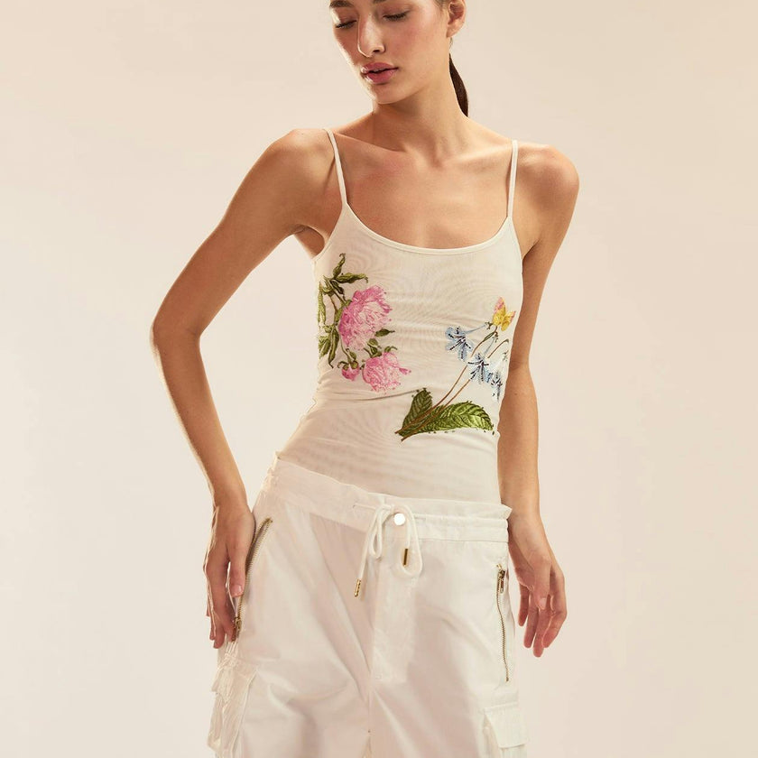 Wildflower Embroidered Cami