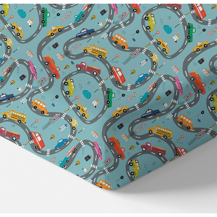 Print Organic Crib Sheet