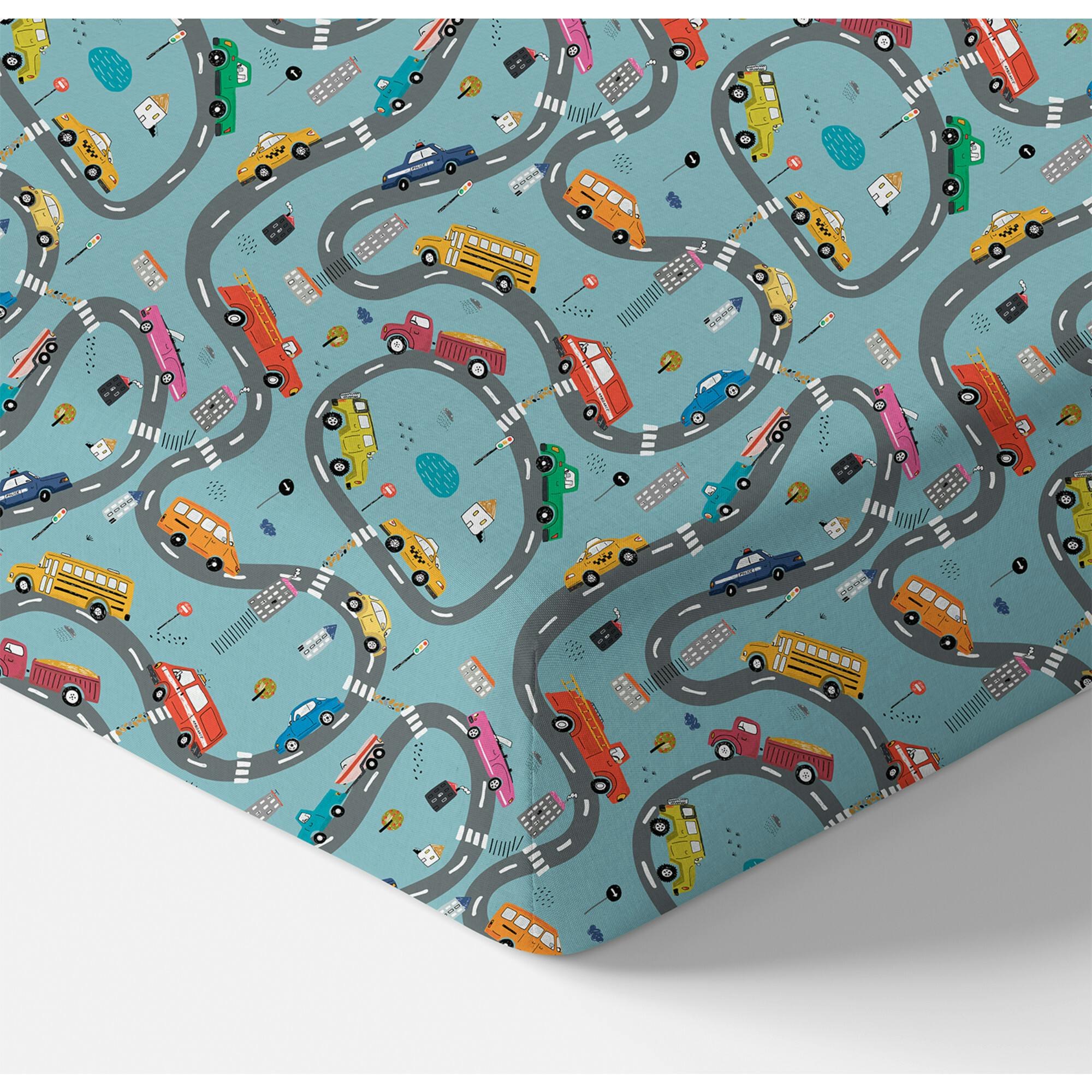 Print Organic Crib Sheet