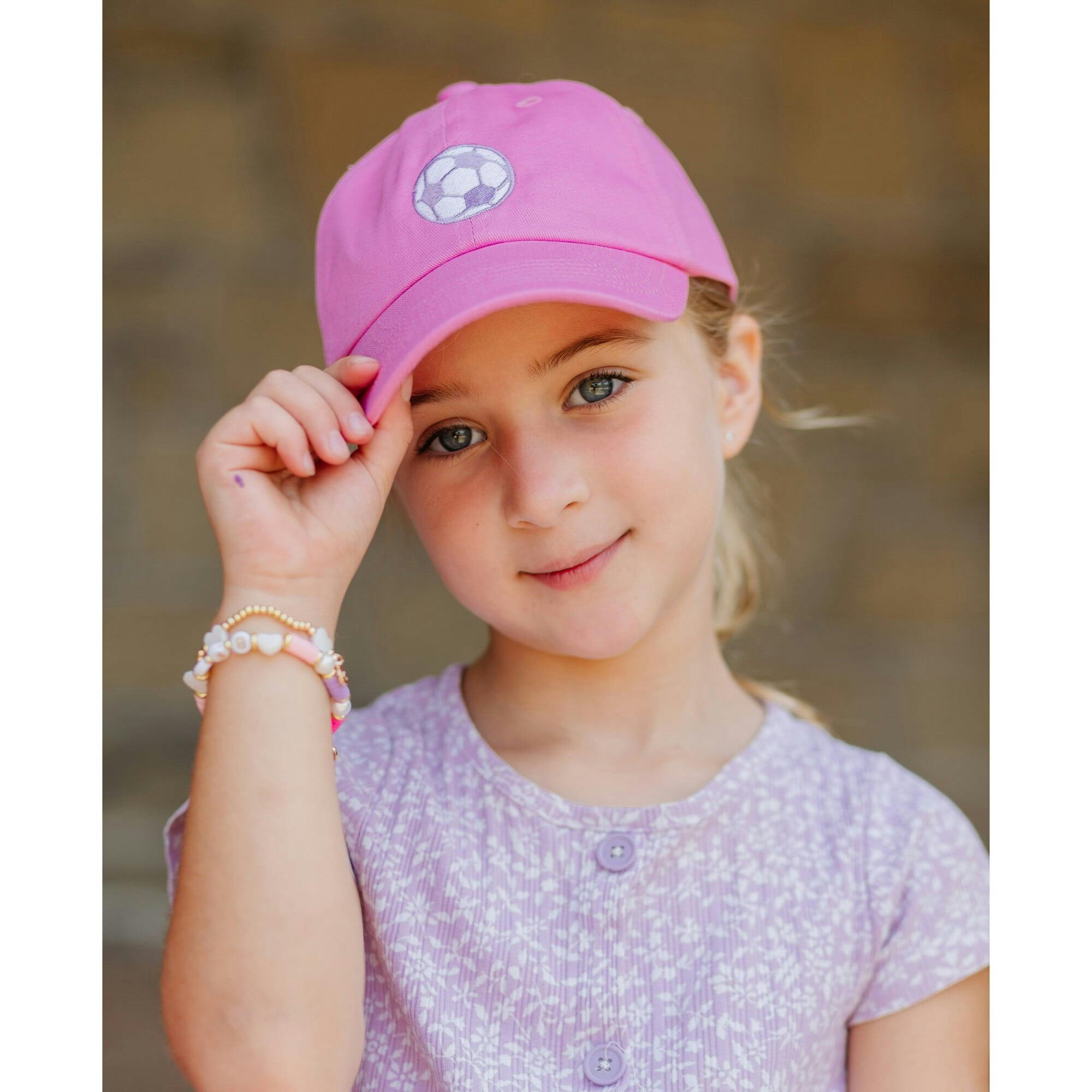 Soccer Bow Baseball Hat (Youth)