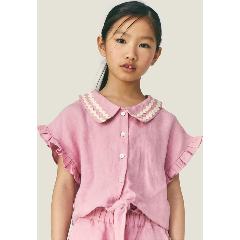Mipounet SS26 Isaline Linen, Pink