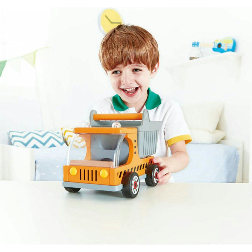 Dumper Truck Construction Vehicle Toy in Yellow