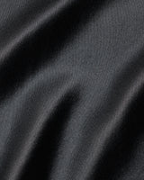 Women's Silk Lace Slip Dress in Black
