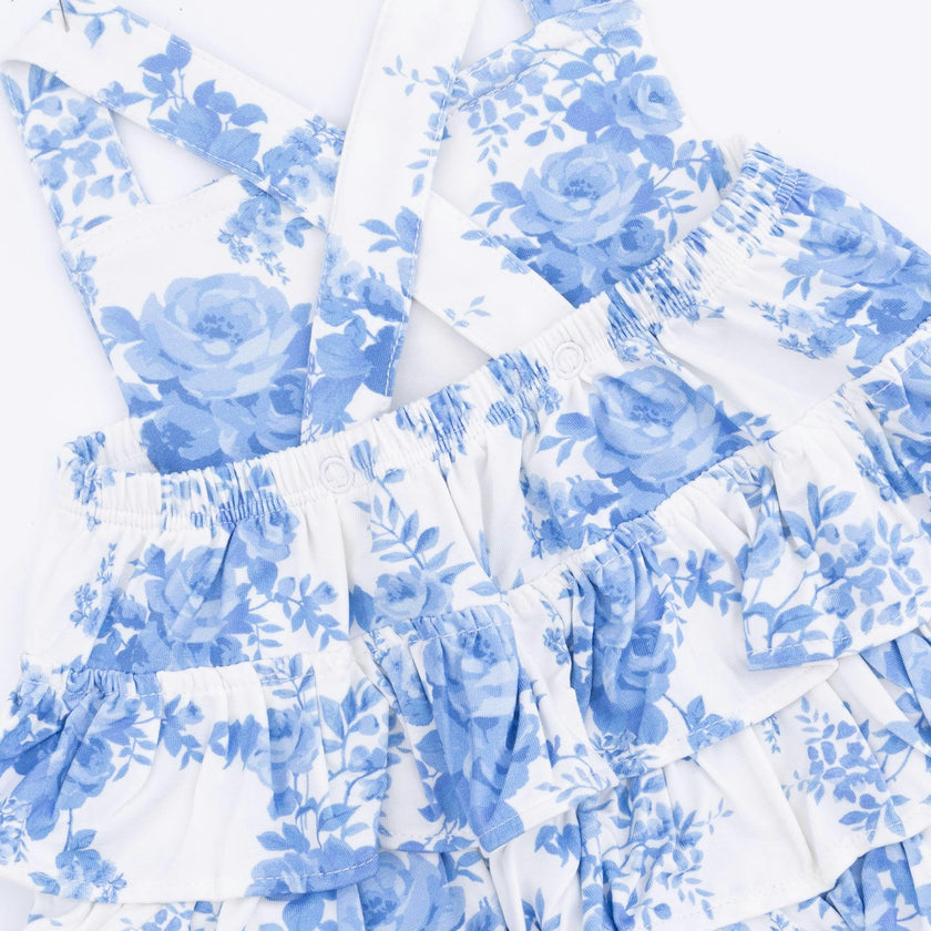 Dream Cottage Floral - Ruffle Sunsuit