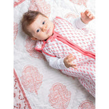 Block-Printed Cotton Crib Quilt