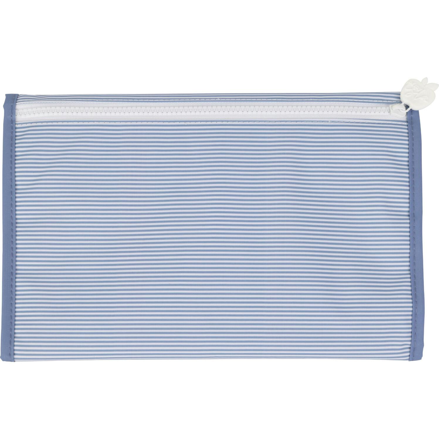 The Changing Pad in Navy Mini Stripe