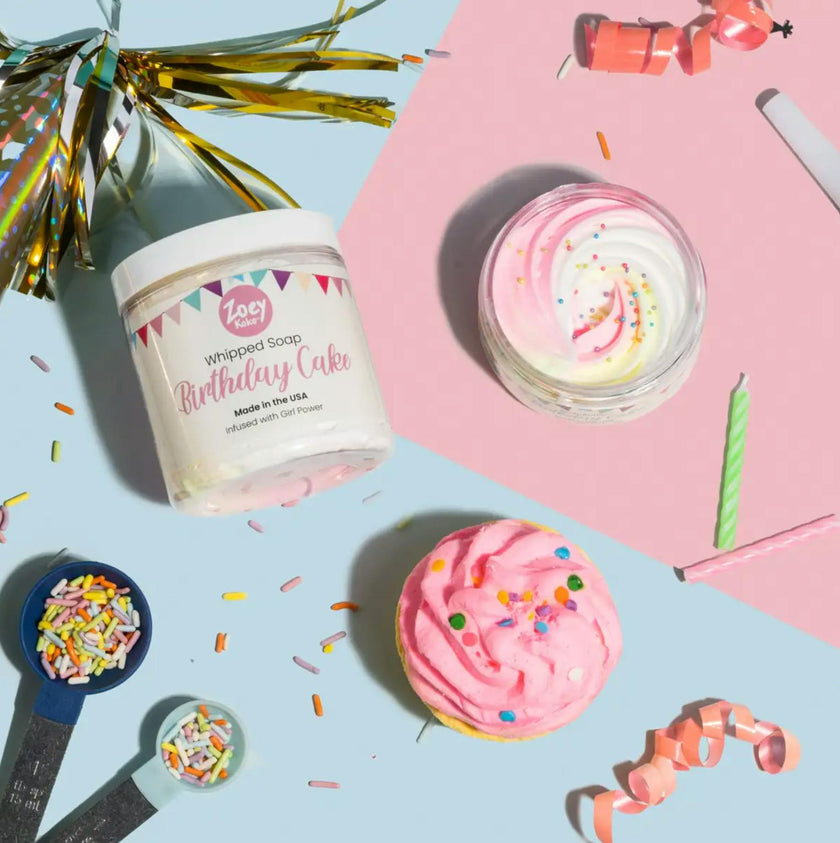 Birthday Cake Whipped Soap