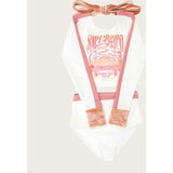 Naples Surf Retro Two Piece Long Sleeve
