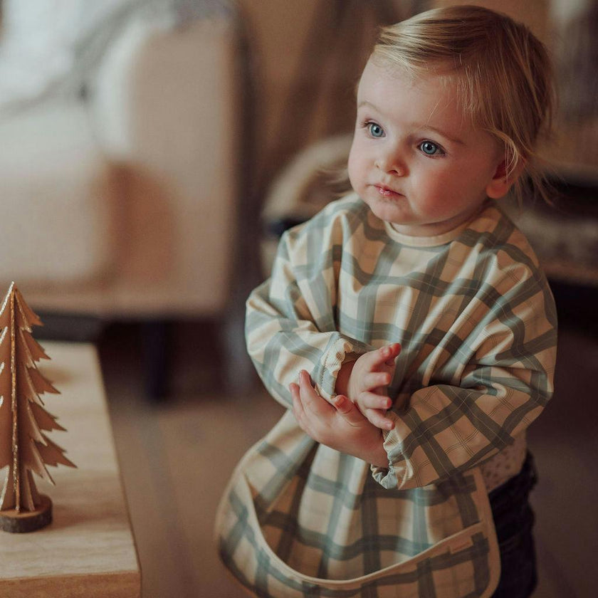 Smock Bib | Fern Plaid