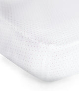 Peruvian Pima Cotton Mini Crib & Pack 'n Play Fitted Sheet – Pink Dots