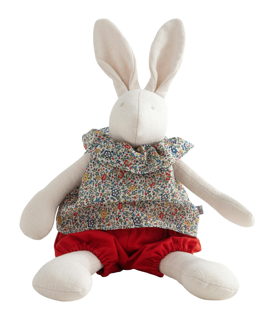 Josephine the Rabbit | Liberty Blue Bud Print