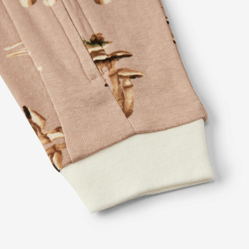 Mushroom Organic Cotton Zipper Pajama