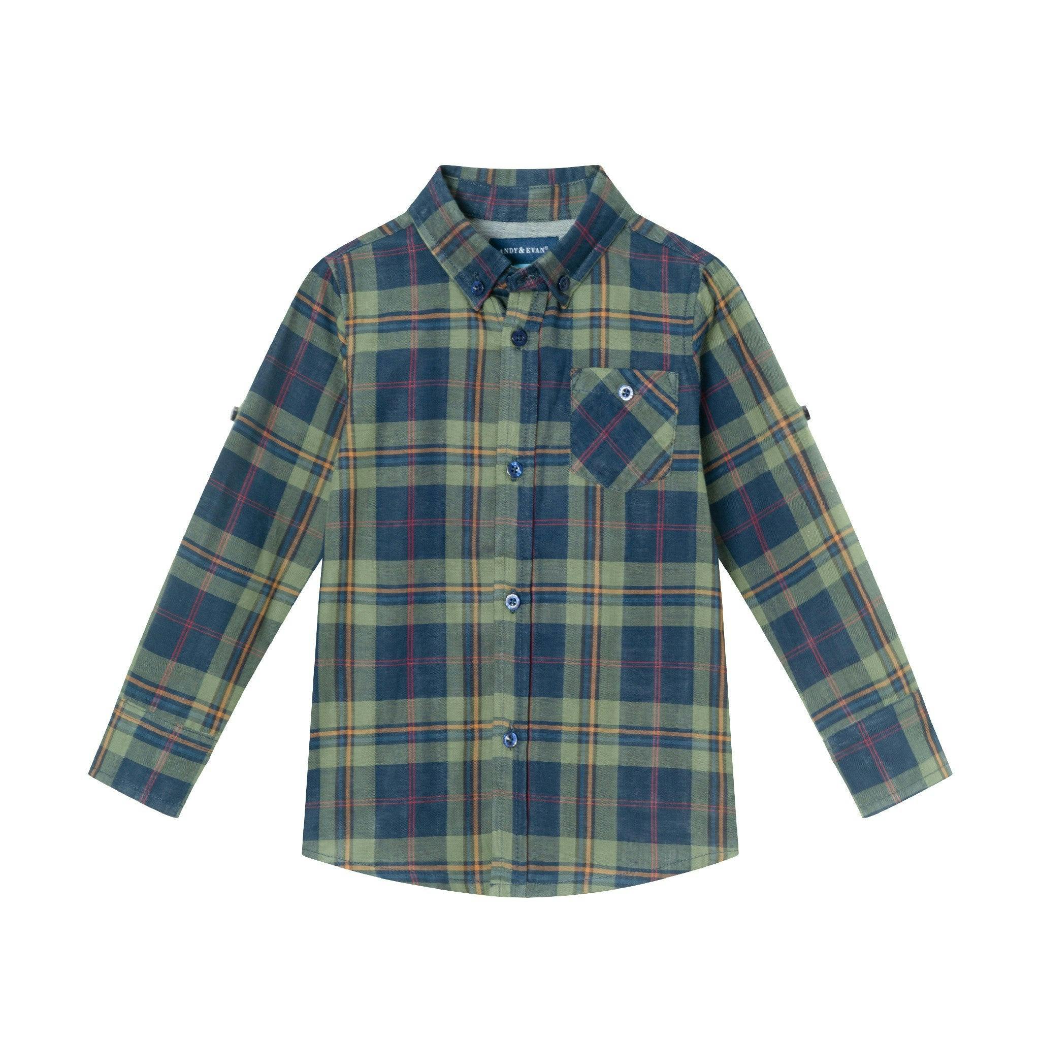 Kids Boys Buttondown Twofer Shirt