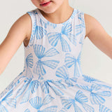 Edda Bow Back Twirl Dress