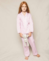Kid's Twill Pajama Set in Sweethearts