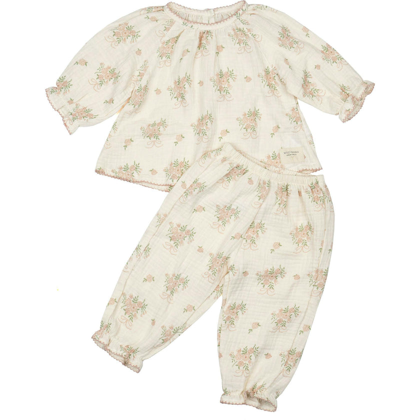Gauze Two Piece Set