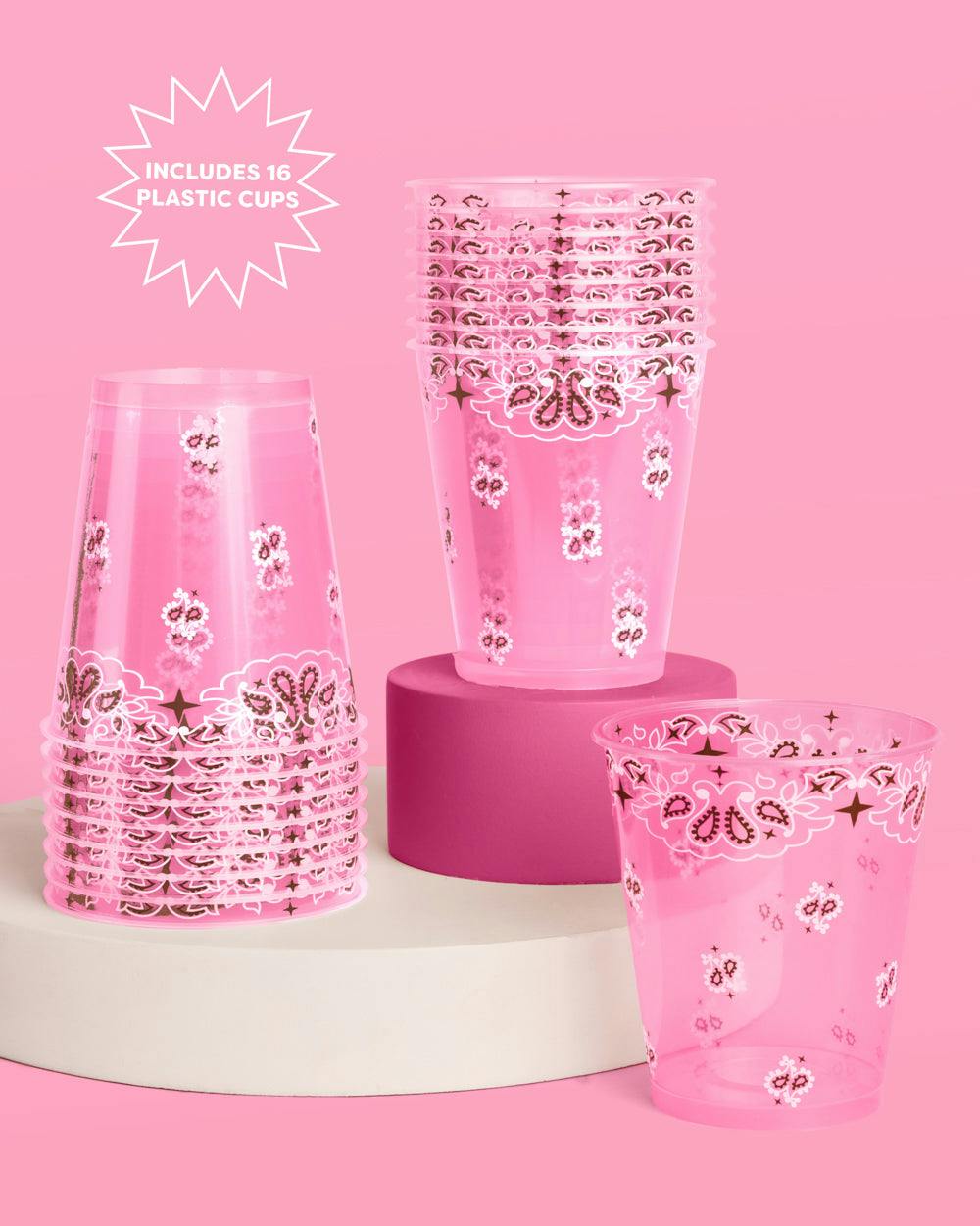 Cowgirl Cups - 16 resuable cups