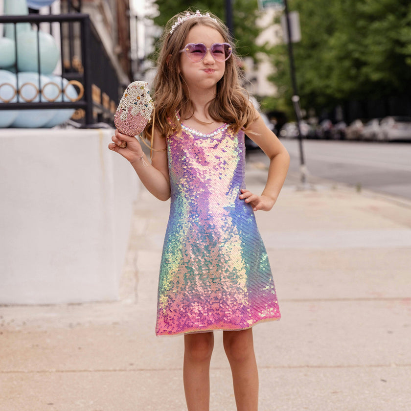 Rainbow Sunset Gem Dress