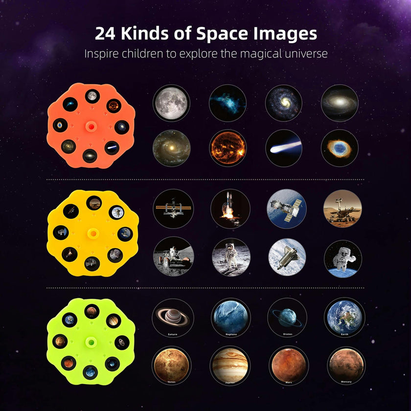 Hape: Science Can: Solar System Planetary Projector - 24 Space Images