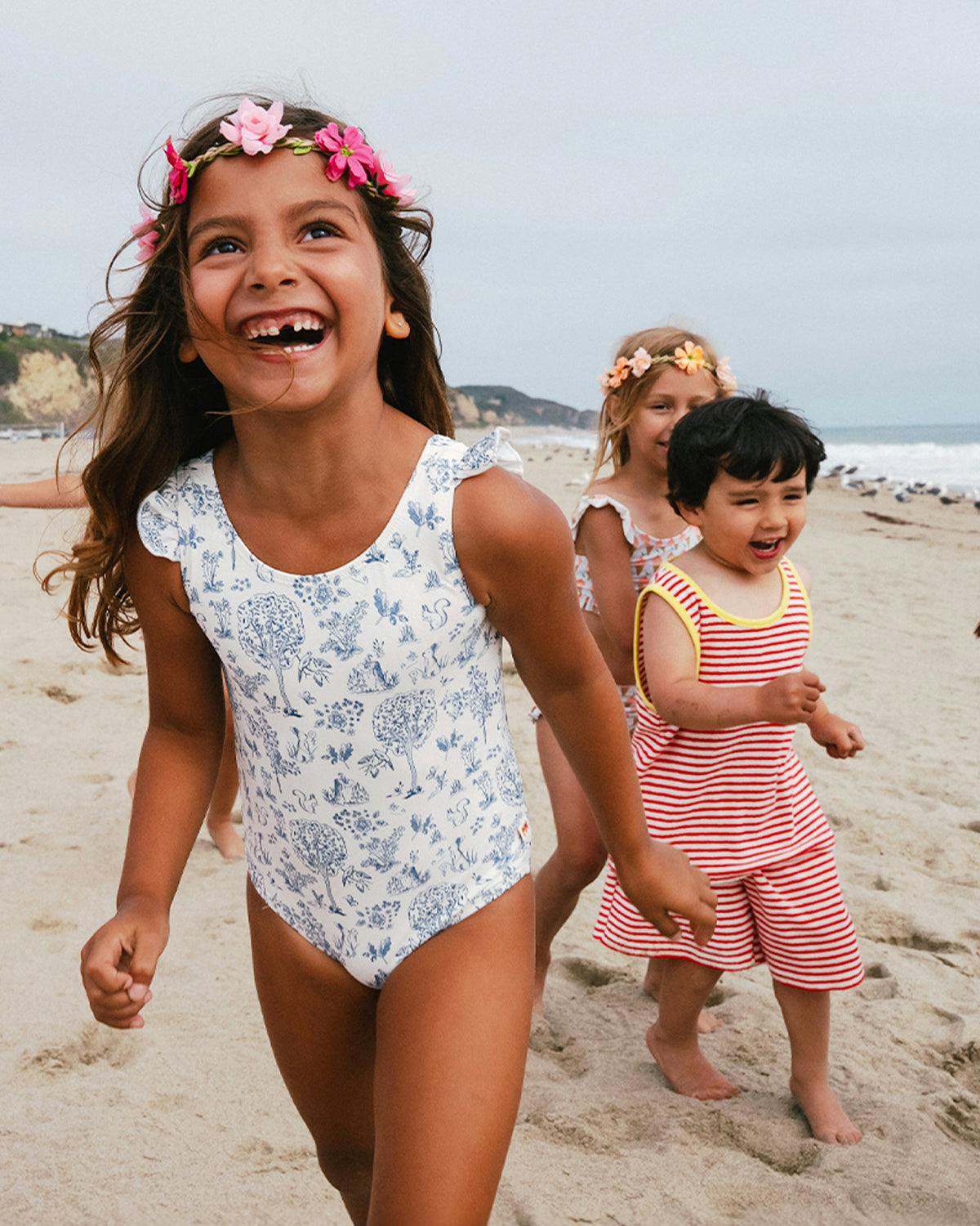 Ruffle One-Piece Swimsuit