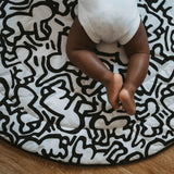 Etta Loves X Keith Haring Reversible Round Playmat