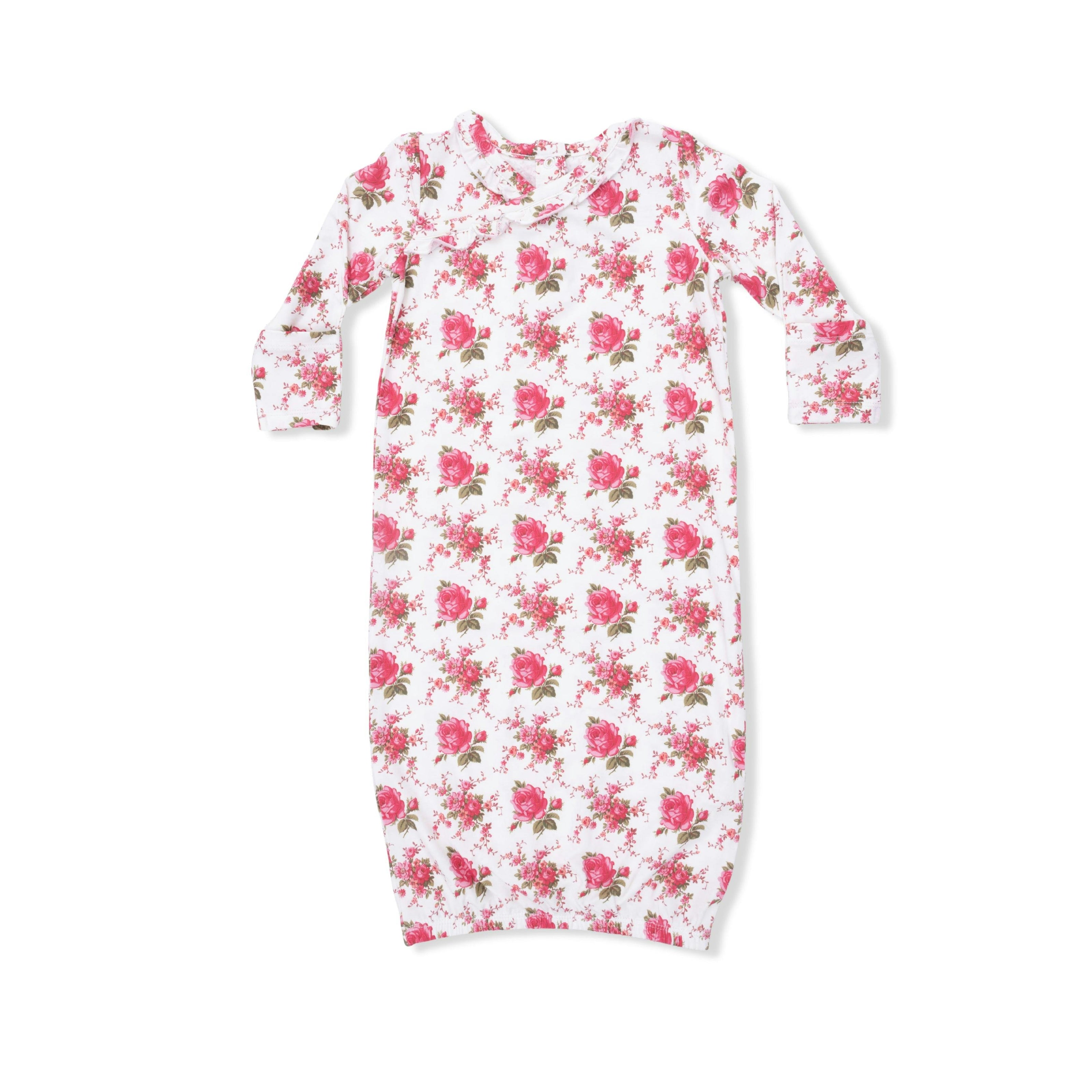 Elegant Roses - Kimono Gown & Knot Headband