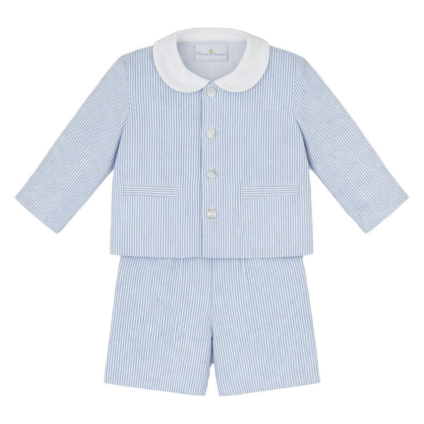 Stripe Seersucker Eton Suit