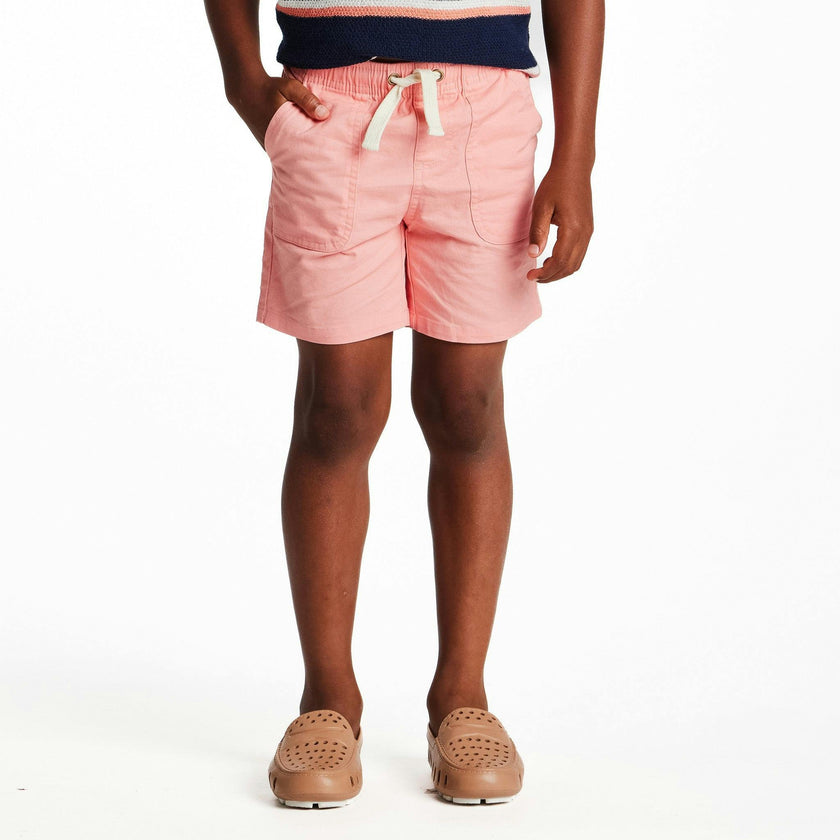 Boys Coral Twill Shorts | Coral Twill