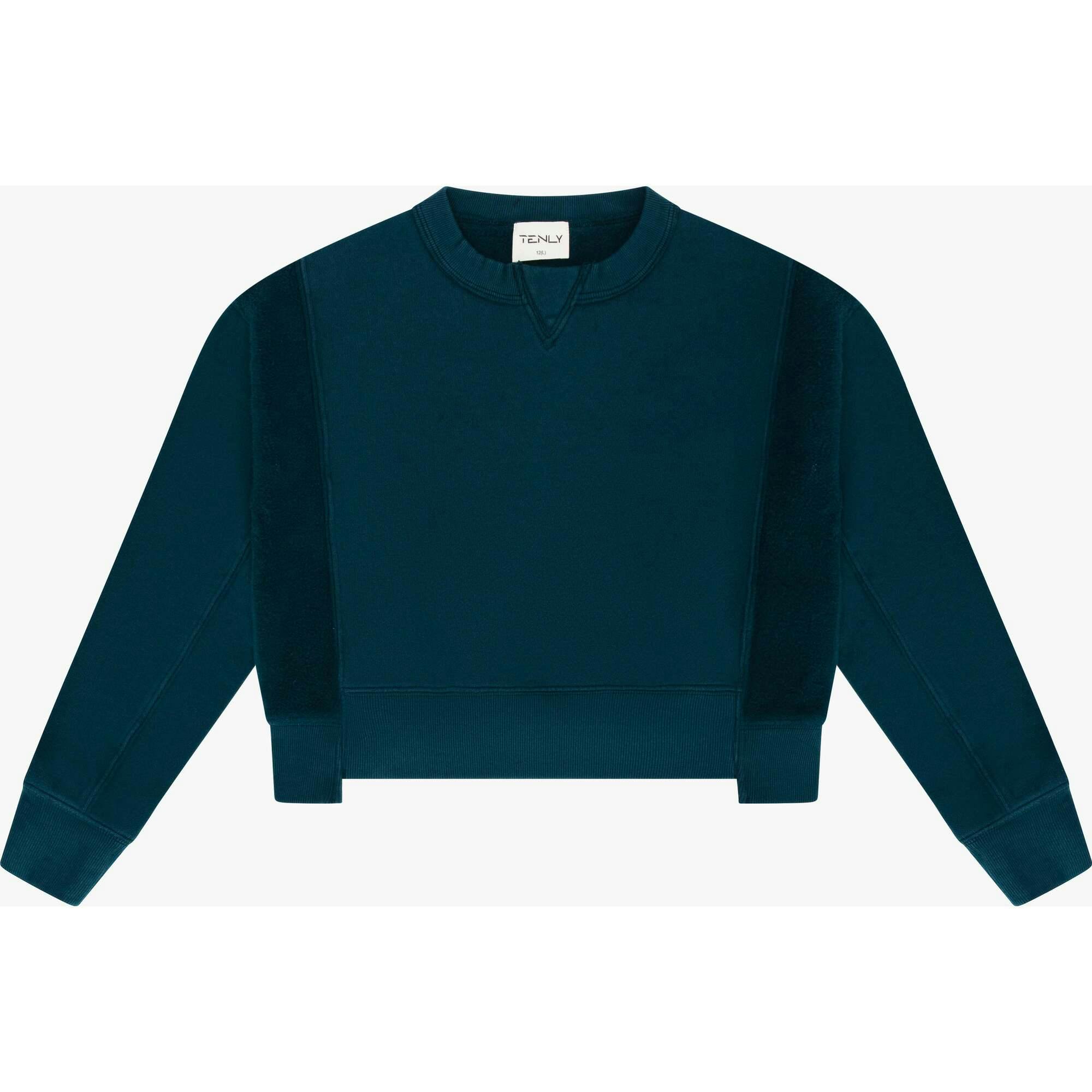 Tenly Cotton Fleece Reverse Insert Sweater