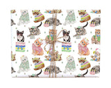 Birthday Kittens Gift Wrap