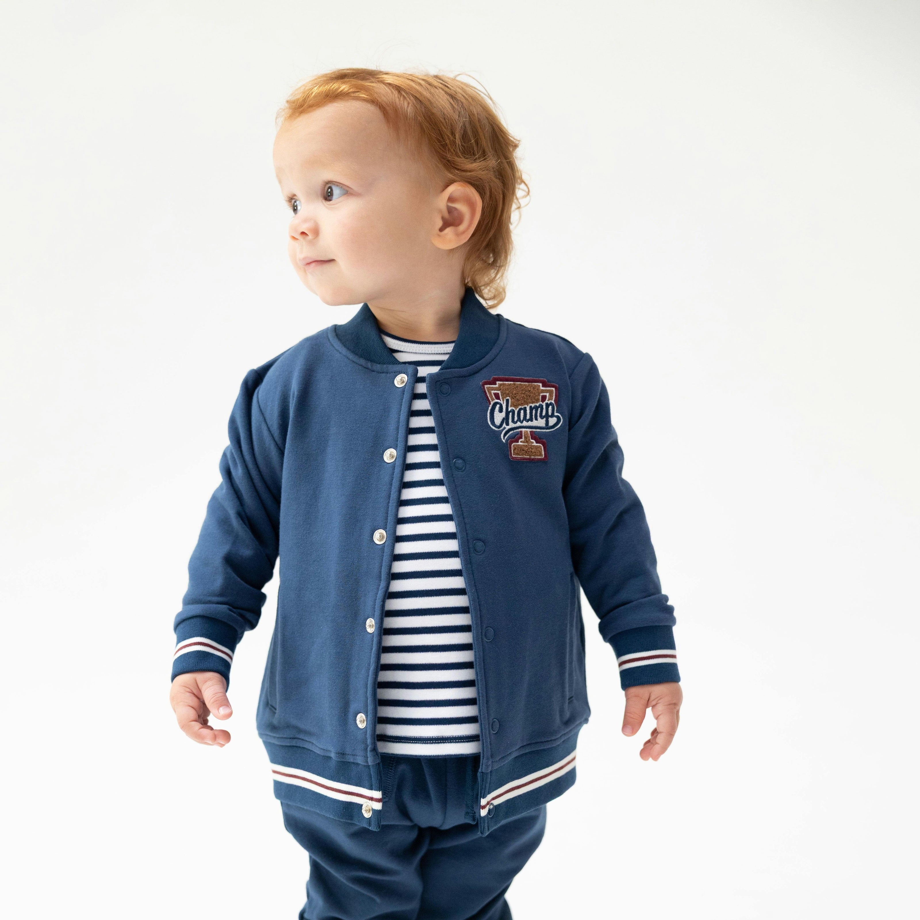 Varsity French Terry - Letterman Jacket