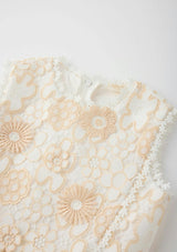 Haley Embroidered Frill Maxi Dress