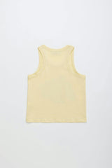 VINTAGE FLOWERS TANK TOP VANILLA