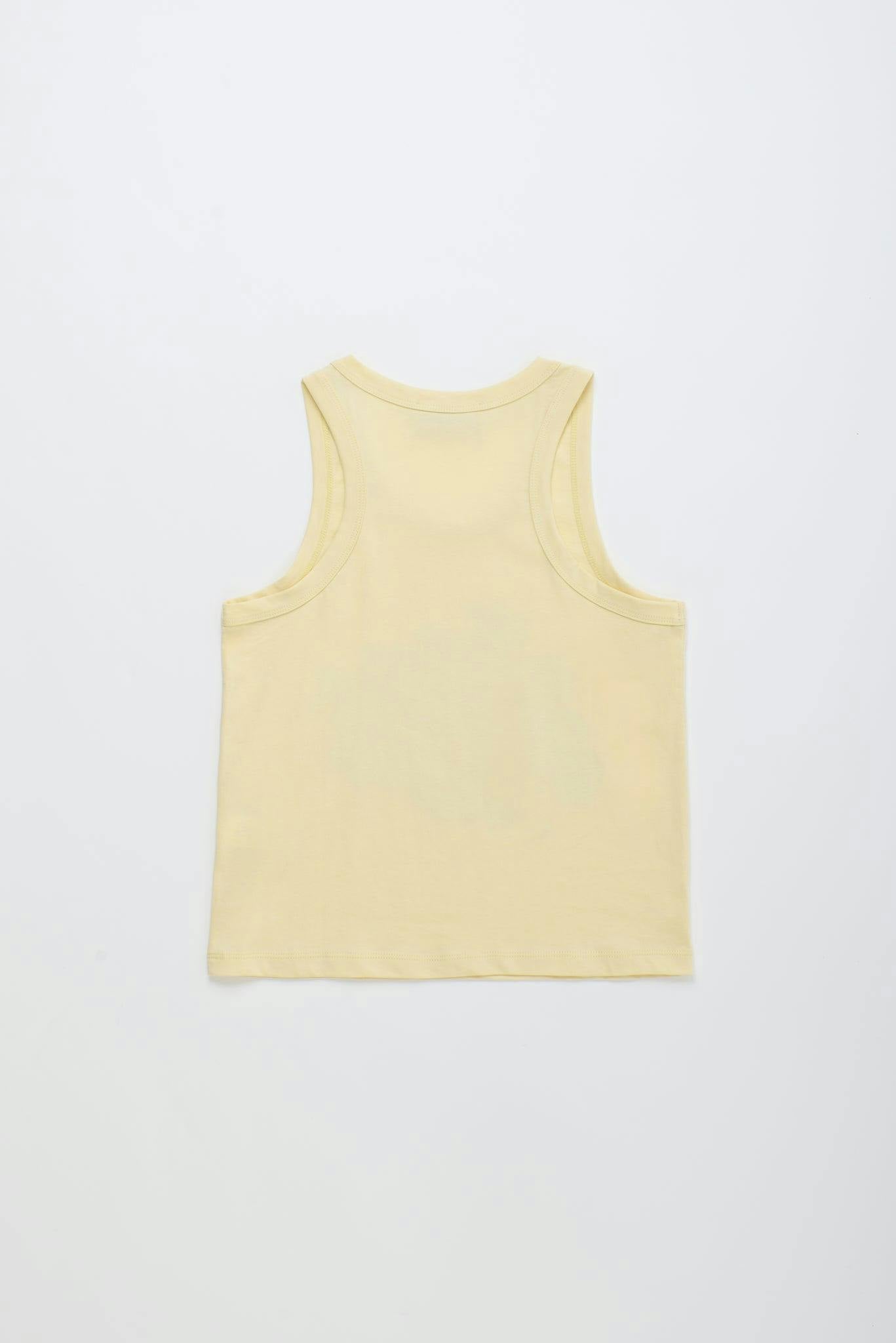 VINTAGE FLOWERS TANK TOP VANILLA