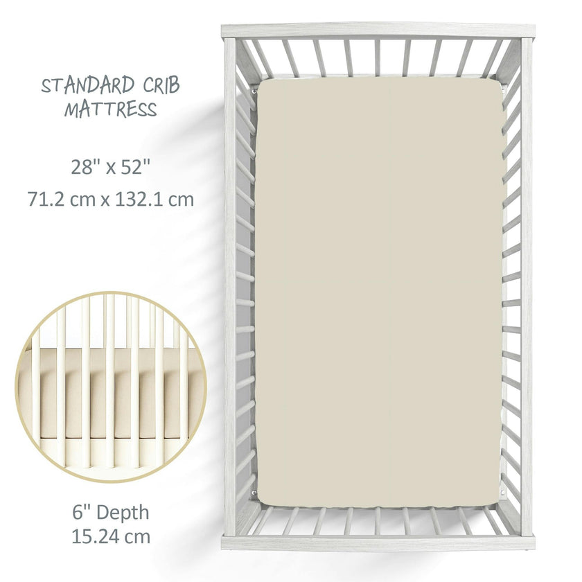 FRANKIE Fitted Crib Sheet
