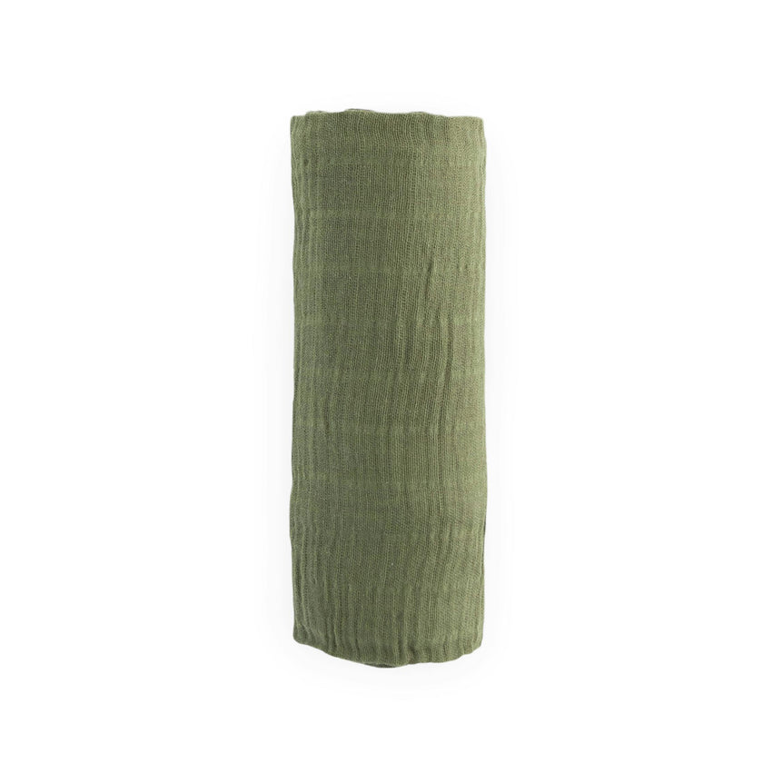 Cotton Muslin Swaddle Blanket - Fern