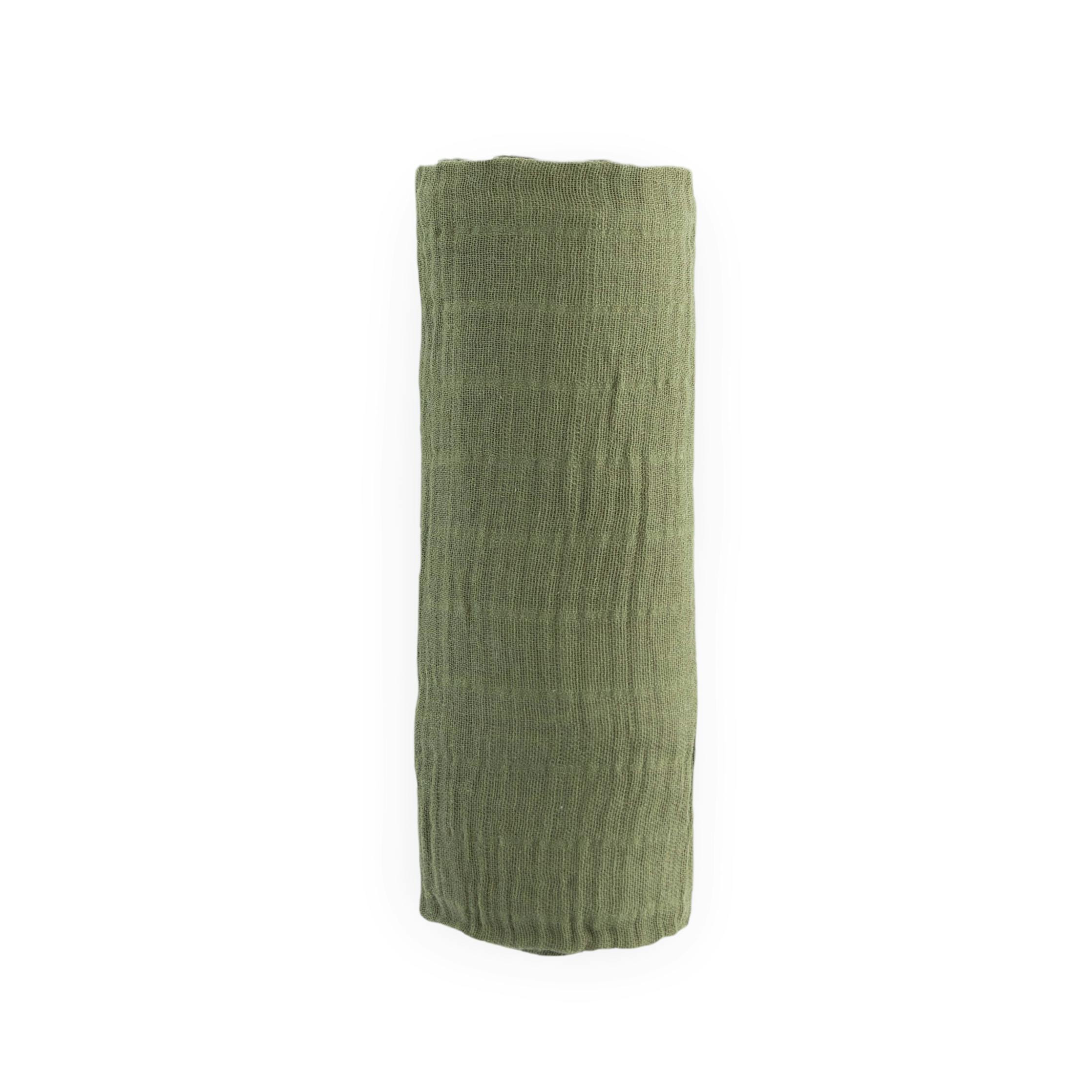 Cotton Muslin Swaddle Blanket - Fern