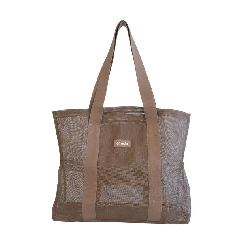 Beach Hauler™ - Mini Mesh Beach Bag – Espresso