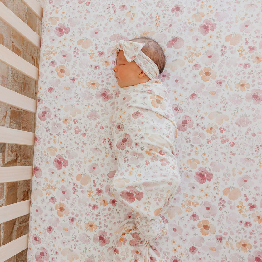 Knit Swaddle Blanket - Diana