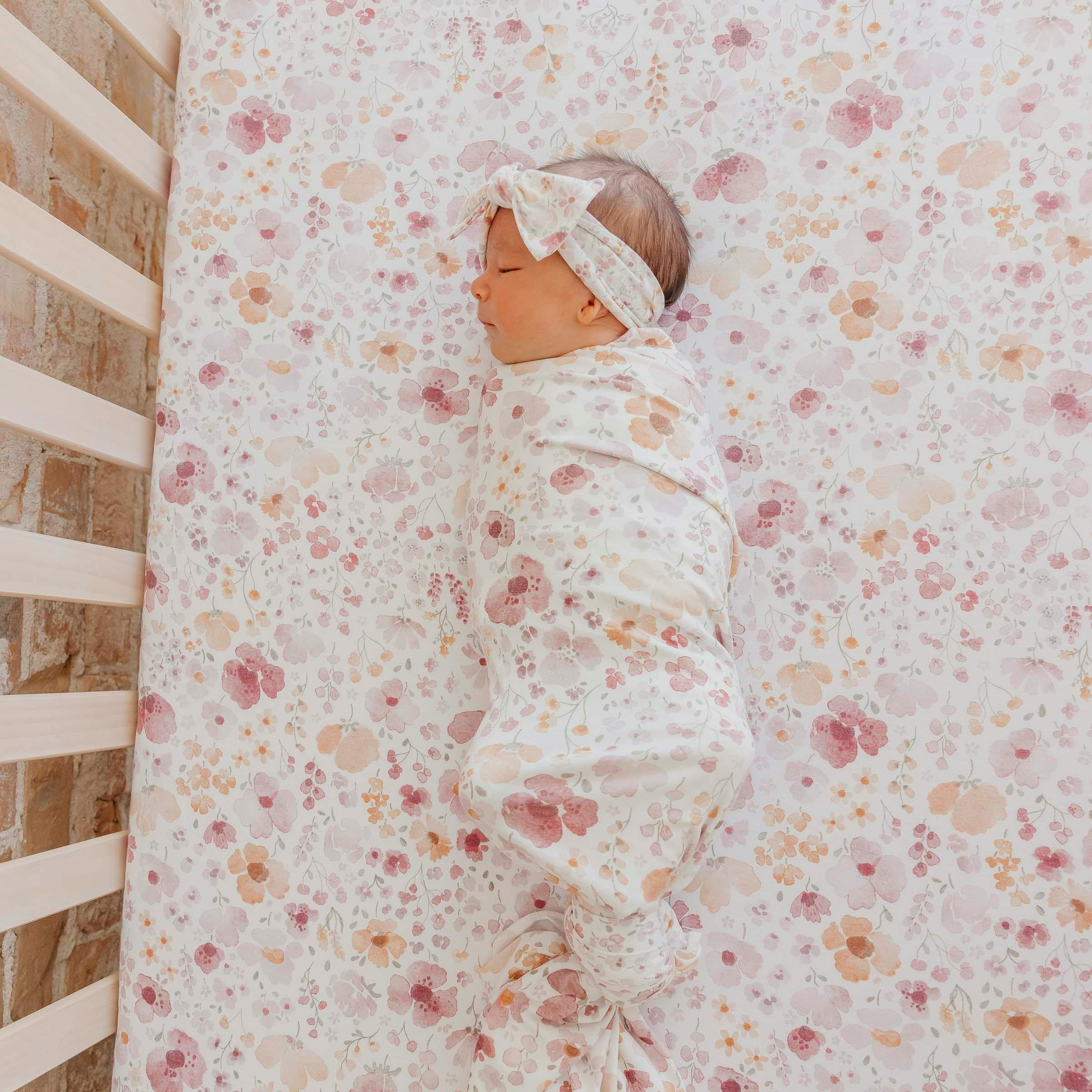 Knit Swaddle Blanket - Diana
