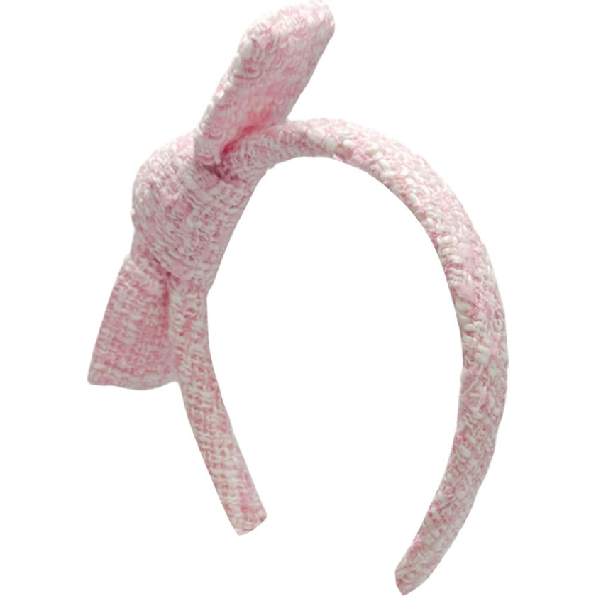 Tweed Bow Headband