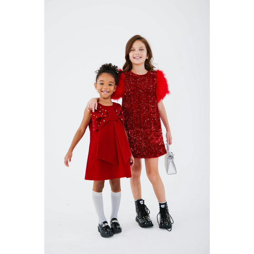 Ruby Feather Dress