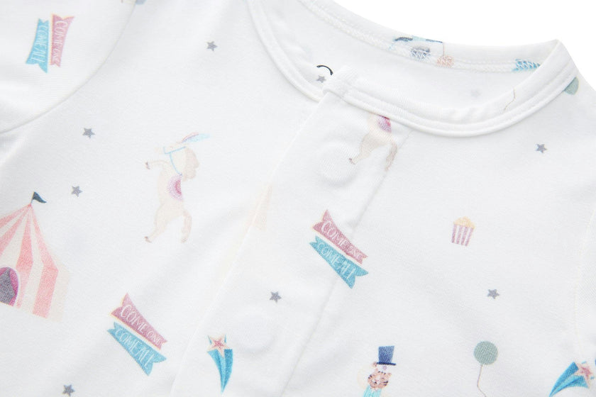 Bamboo Magnetic Footie Pajama - Le Cirque