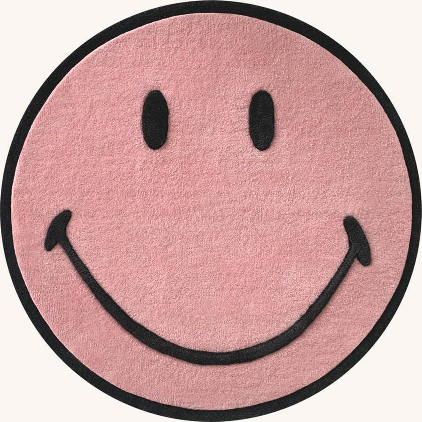 Round Smiley Rug