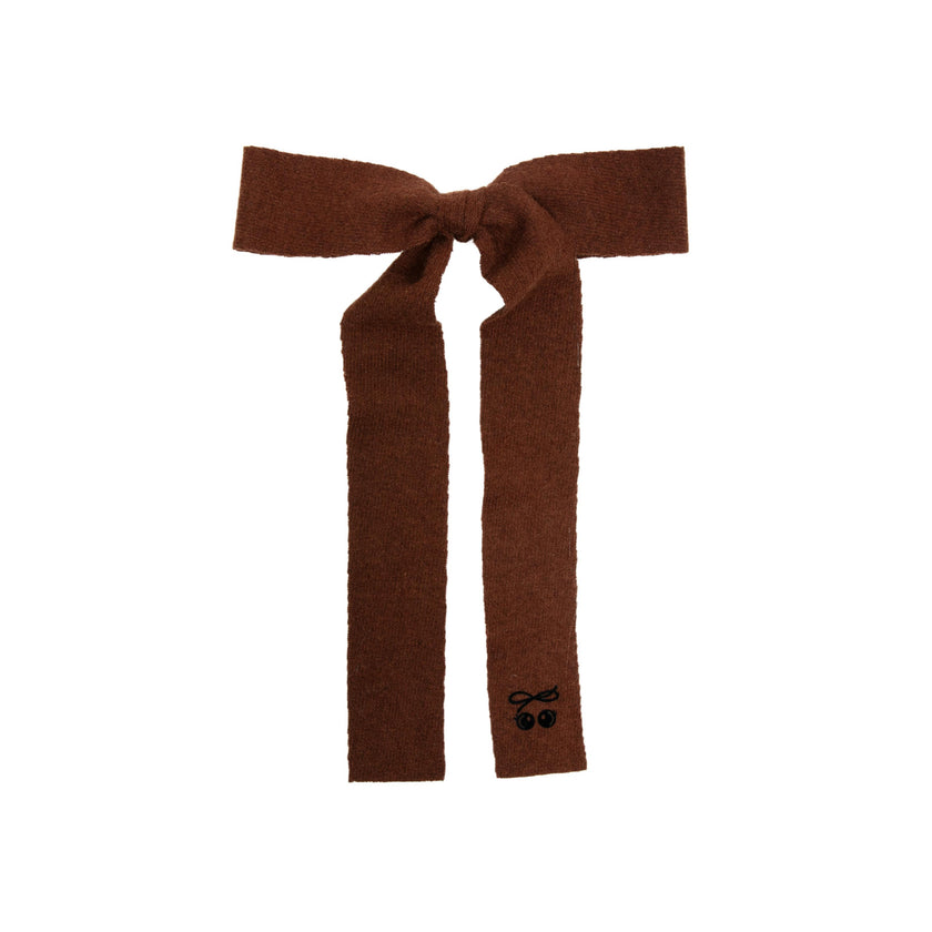 Brushed Wool Long Bow